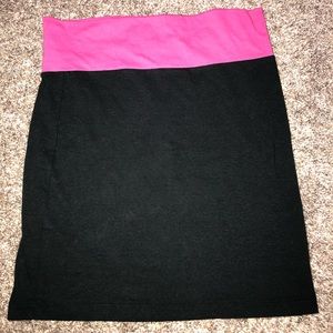 Pink block skirt